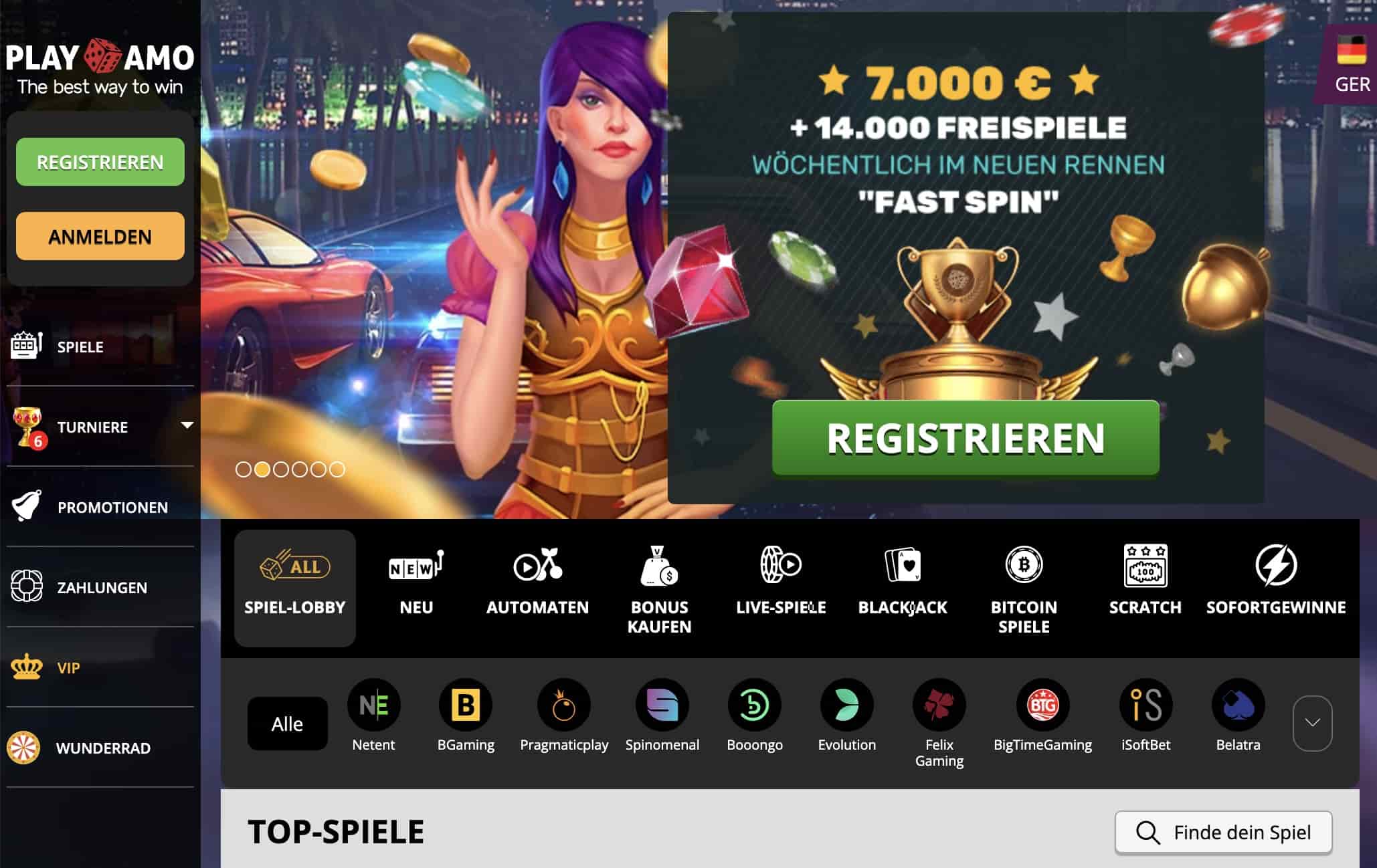 PlayAmo Casino im neuen Praxistest