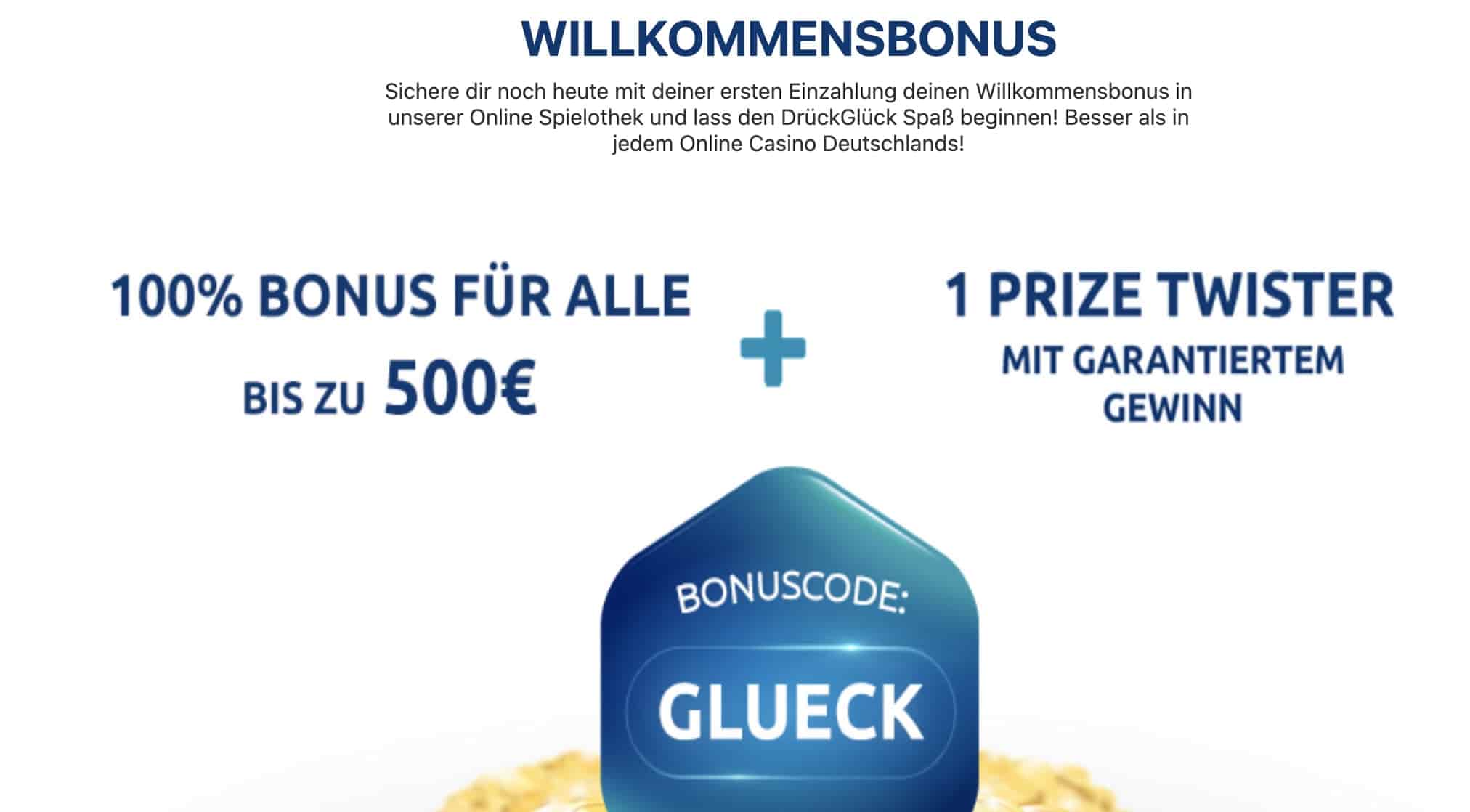 DrückGlück Casino Bonus